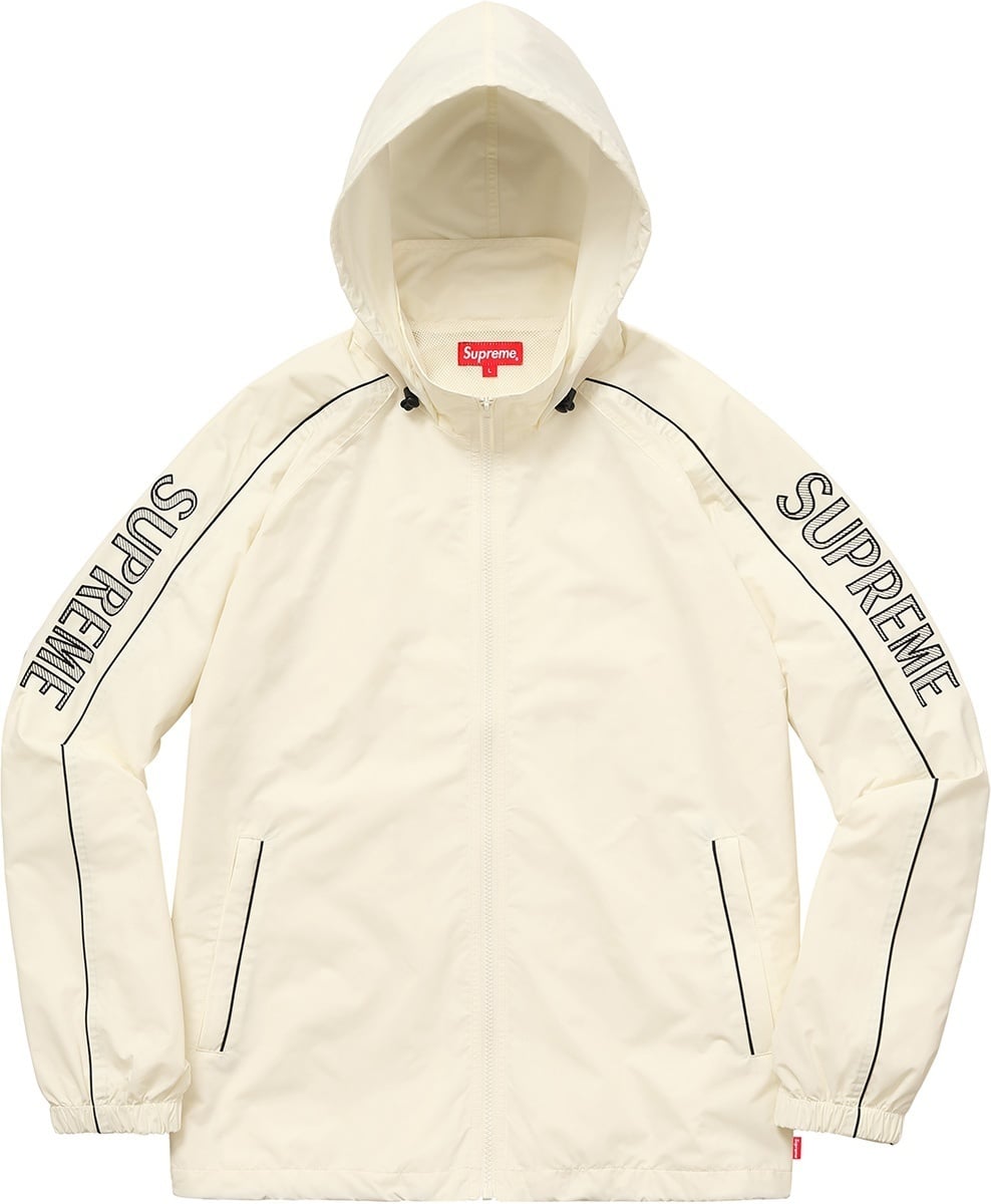 Striped Logo Windbreaker view 7